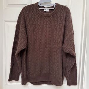 Aritzia Sunday Best Peggy Brown Sweater